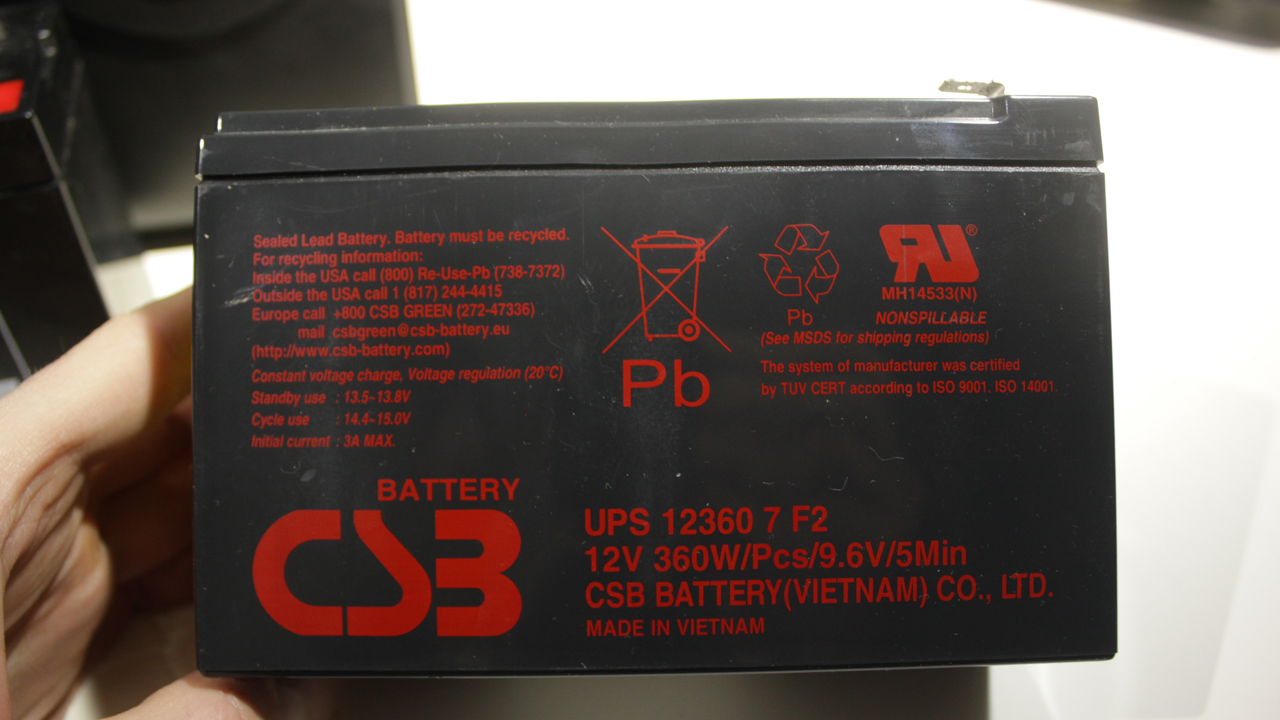 аккумулятор csb 12360 7 F2